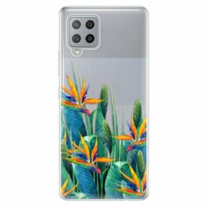 Odolné silikonové pouzdro iSaprio - Exotic Flowers - Samsung Galaxy A42 obraz