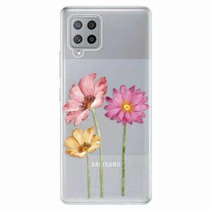 Odolné silikonové pouzdro iSaprio - Three Flowers - Samsung Galaxy A42 obraz