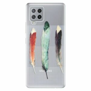 Odolné silikonové pouzdro iSaprio - Three Feathers - Samsung Galaxy A42 obraz