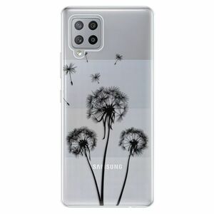 Odolné silikonové pouzdro iSaprio - Three Dandelions - black - Samsung Galaxy A42 obraz