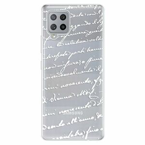 Odolné silikonové pouzdro iSaprio - Handwriting 01 - white - Samsung Galaxy A42 obraz