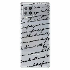 Odolné silikonové pouzdro iSaprio - Handwriting 01 - black - Samsung Galaxy A42 obraz