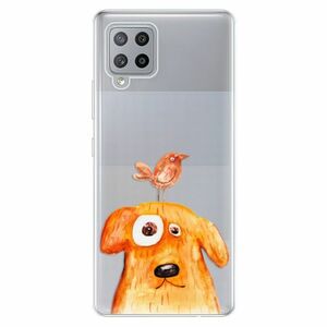 Odolné silikonové pouzdro iSaprio - Dog And Bird - Samsung Galaxy A42 obraz