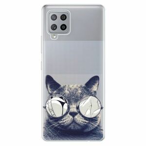 Odolné silikonové pouzdro iSaprio - Crazy Cat 01 - Samsung Galaxy A42 obraz
