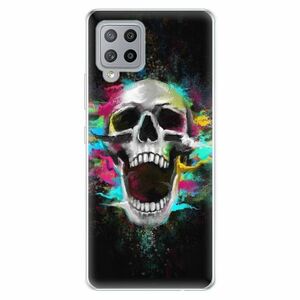 Odolné silikonové pouzdro iSaprio - Skull in Colors - Samsung Galaxy A42 obraz