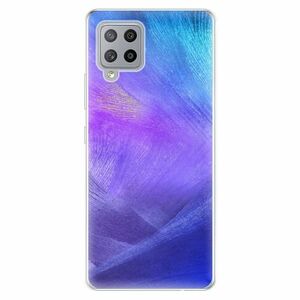 Odolné silikonové pouzdro iSaprio - Purple Feathers - Samsung Galaxy A42 obraz