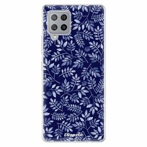 Odolné silikonové pouzdro iSaprio - Blue Leaves 05 - Samsung Galaxy A42 obraz