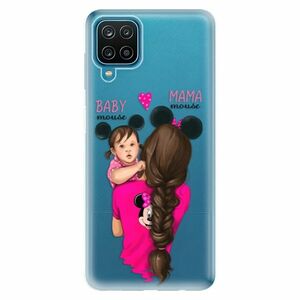 Odolné silikonové pouzdro iSaprio - Mama Mouse Brunette and Girl - Samsung Galaxy A12 obraz