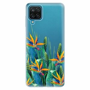 Odolné silikonové pouzdro iSaprio - Exotic Flowers - Samsung Galaxy A12 obraz