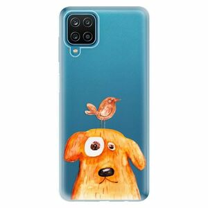 Odolné silikonové pouzdro iSaprio - Dog And Bird - Samsung Galaxy A12 obraz