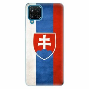 Odolné silikonové pouzdro iSaprio - Slovakia Flag - Samsung Galaxy A12 obraz