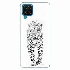 Odolné silikonové pouzdro iSaprio - White Jaguar - Samsung Galaxy A12 obraz