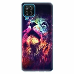 Odolné silikonové pouzdro iSaprio - Lion in Colors - Samsung Galaxy A12 obraz