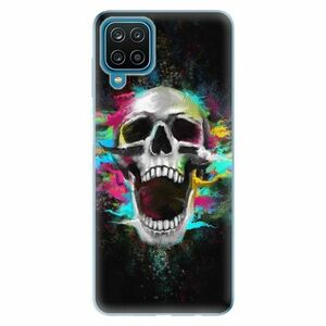 Odolné silikonové pouzdro iSaprio - Skull in Colors - Samsung Galaxy A12 obraz