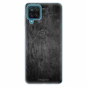 Odolné silikonové pouzdro iSaprio - Black Wood 13 - Samsung Galaxy A12 obraz