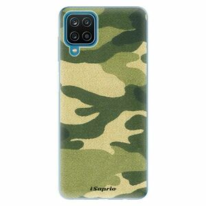 Odolné silikonové pouzdro iSaprio - Green Camuflage 01 - Samsung Galaxy A12 obraz