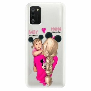 Odolné silikonové pouzdro iSaprio - Mama Mouse Blond and Girl - Samsung Galaxy A02s obraz