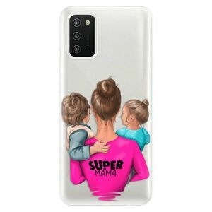 Odolné silikonové pouzdro iSaprio - Super Mama - Boy and Girl - Samsung Galaxy A02s obraz