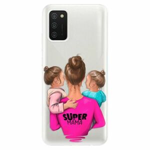 Odolné silikonové pouzdro iSaprio - Super Mama - Two Girls - Samsung Galaxy A02s obraz