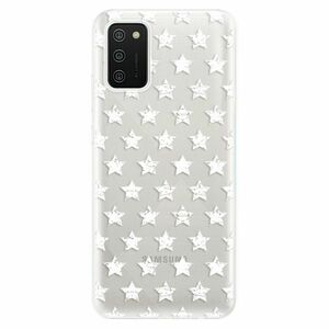 Odolné silikonové pouzdro iSaprio - Stars Pattern - white - Samsung Galaxy A02s obraz