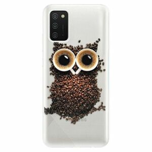Odolné silikonové pouzdro iSaprio - Owl And Coffee - Samsung Galaxy A02s obraz