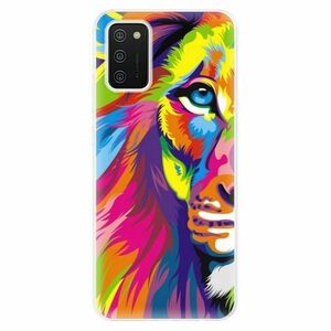 Odolné silikonové pouzdro iSaprio - Rainbow Lion - Samsung Galaxy A02s obraz