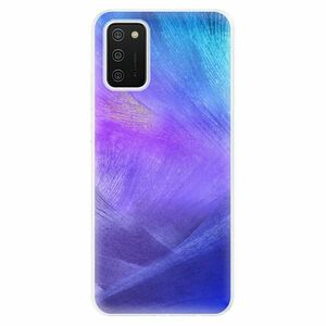 Odolné silikonové pouzdro iSaprio - Purple Feathers - Samsung Galaxy A02s obraz