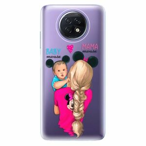 Odolné silikonové pouzdro iSaprio - Mama Mouse Blonde and Boy - Xiaomi Redmi Note 9T obraz