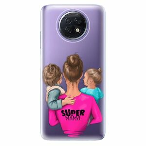 Odolné silikonové pouzdro iSaprio - Super Mama - Boy and Girl - Xiaomi Redmi Note 9T obraz