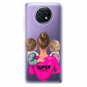 Odolné silikonové pouzdro iSaprio - Super Mama - Two Boys - Xiaomi Redmi Note 9T obraz