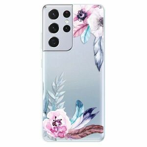 Odolné silikonové pouzdro iSaprio - Flower Pattern 04 - Samsung Galaxy S21 Ultra obraz