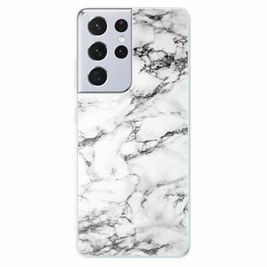 Odolné silikonové pouzdro iSaprio - White Marble 01 - Samsung Galaxy S21 Ultra obraz