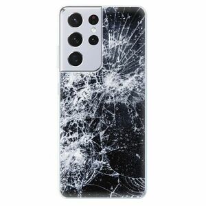 Odolné silikonové pouzdro iSaprio - Cracked - Samsung Galaxy S21 Ultra obraz