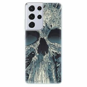 Odolné silikonové pouzdro iSaprio - Abstract Skull - Samsung Galaxy S21 Ultra obraz