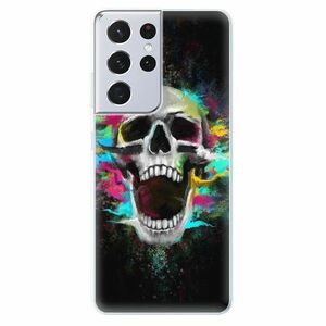 Odolné silikonové pouzdro iSaprio - Skull in Colors - Samsung Galaxy S21 Ultra obraz