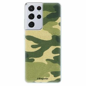 Odolné silikonové pouzdro iSaprio - Green Camuflage 01 - Samsung Galaxy S21 Ultra obraz