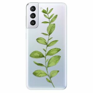Odolné silikonové pouzdro iSaprio - Green Plant 01 - Samsung Galaxy S21+ obraz