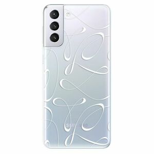 Odolné silikonové pouzdro iSaprio - Fancy - white - Samsung Galaxy S21+ obraz