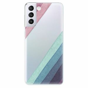 Odolné silikonové pouzdro iSaprio - Glitter Stripes 01 - Samsung Galaxy S21+ obraz