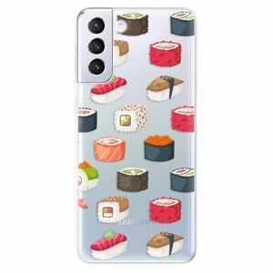 Odolné silikonové pouzdro iSaprio - Sushi Pattern - Samsung Galaxy S21+ obraz