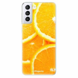 Odolné silikonové pouzdro iSaprio - Orange 10 - Samsung Galaxy S21+ obraz