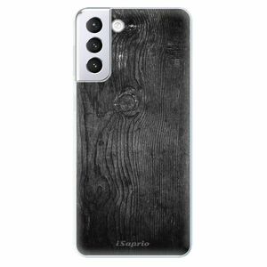 Odolné silikonové pouzdro iSaprio - Black Wood 13 - Samsung Galaxy S21+ obraz