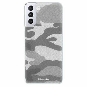 Odolné silikonové pouzdro iSaprio - Gray Camuflage 02 - Samsung Galaxy S21+ obraz