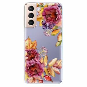 Odolné silikonové pouzdro iSaprio - Fall Flowers - Samsung Galaxy S21 obraz