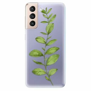 Odolné silikonové pouzdro iSaprio - Green Plant 01 - Samsung Galaxy S21 obraz