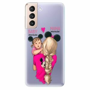 Odolné silikonové pouzdro iSaprio - Mama Mouse Blond and Girl - Samsung Galaxy S21 obraz