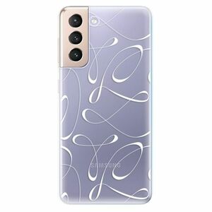 Odolné silikonové pouzdro iSaprio - Fancy - white - Samsung Galaxy S21 obraz