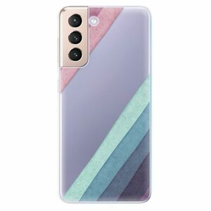 Odolné silikonové pouzdro iSaprio - Glitter Stripes 01 - Samsung Galaxy S21 obraz