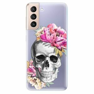 Odolné silikonové pouzdro iSaprio - Pretty Skull - Samsung Galaxy S21 obraz