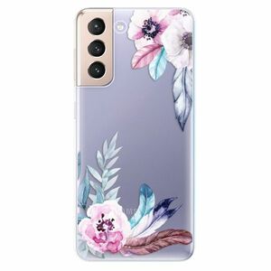 Odolné silikonové pouzdro iSaprio - Flower Pattern 04 - Samsung Galaxy S21 obraz